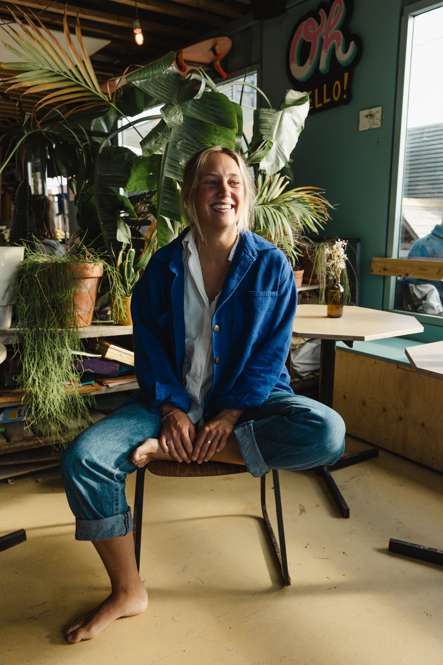 Handloom oversized Jacket